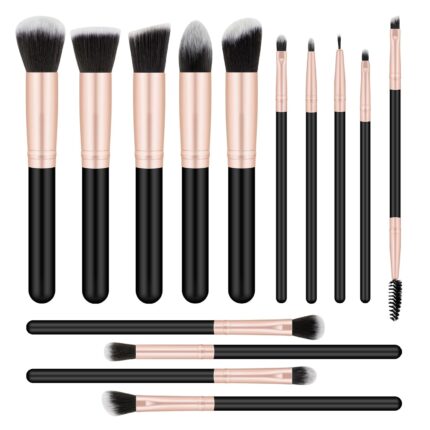 Makeup Brushes, Makeup Kit 14PCS, Make up Brushes Set Black for Makeup